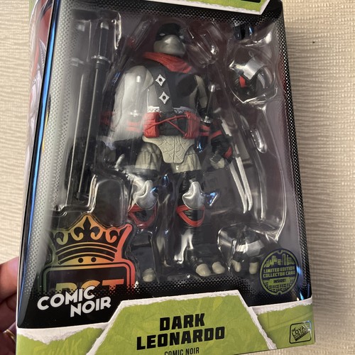 The Loyal Subjects TMNT Dark Leonardo Comic Noir 5" Figure Limited Edition NEW - Picture 2 of 7