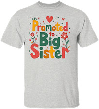 Promoted to Big Sister Gift, Floral Big Sister Announcement, Girls Sibling Revea