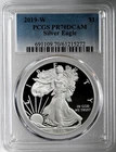 2019-W  $1  PROOF AMERICAN SILVER EAGLE (ASE/SAE) PCGS PR70 DCAM #61215272