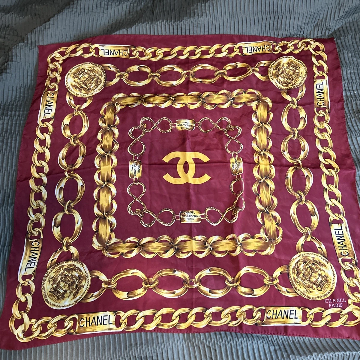 25+ CHANEL with Vintage Scarves & Wraps for Women for sale
