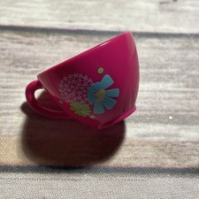 American Girl Doll Wellie Wishers Tea For Two Partying Floral Tea Cup Mug