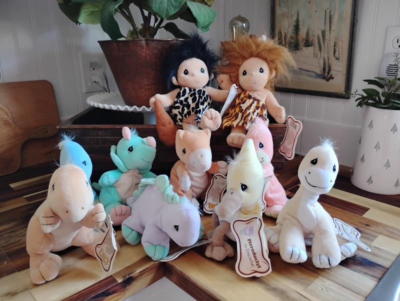 Excellent Lot of 10 Precious Moments Tender Tails I’m Dino-mite Tags Dinosaurs