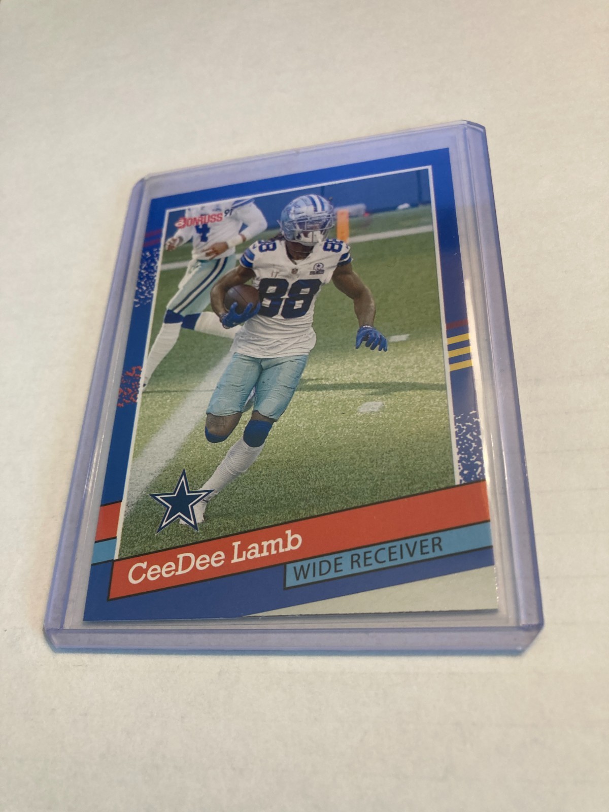 2021 donruss football #91-8 ceedee lamb dallas cowboys