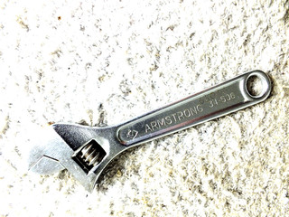 CHIAVE REGOLABILE VINTAGE ARMSTRONG 6" # 34 506 BUONE CONDIZIONI MADE IN USA