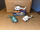 Lot of Three Matchbox Lesney Seasprite Rescue Helicopters No. 75 with Box