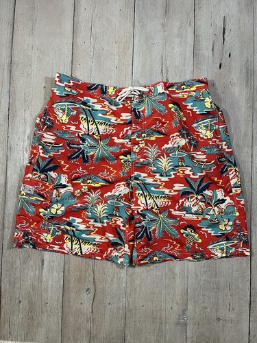 Polo Ralph Lauren Aloha Hawaiian Swim Trunks Board Shorts Size 2XLT 09/18