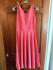 Vintage Womens Pink Dress Lindy Bop Size M 1950s Style Pin Up