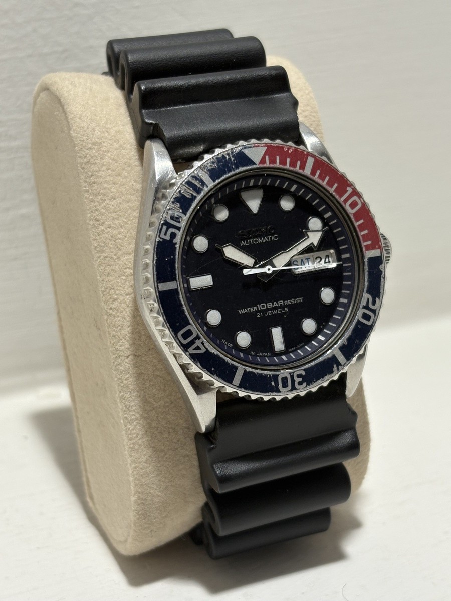 Vintage Seiko 7S26-0040 Pepsi Diver Automatic Japan Arabic English