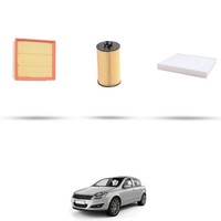 Hoffcar Wartungsset - 3 Filter Kompatibel Mit Opel Astra H, Gtc, SW 1.6 16V 85