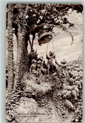 38180295 - Engel laeuten die Liebesglocke Schafe Amor Verlag A. Noyer 204