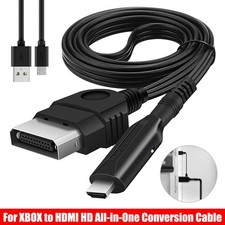 For Original Xbox to HDMI Cable 1M Xbox Classic to HDMI Adapter 1080i 720p HD