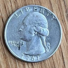 1961 - D  WASHINGTON QUARTER 90% SILVER CIRCULATED DENVER  MInt