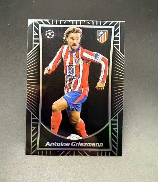 Antoine Griezmann 2024-25 Topps Chrome UEFA Shadow Etch #SE-5 -B
