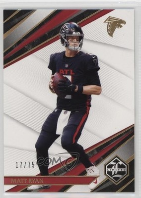 2021 Panini Limited Spotlight Gold 17/75 Matt Ryan #9 0q3
