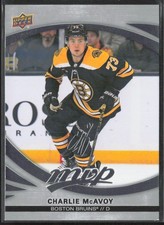 2023-24 UD MVP Charlie McAvoy 88 Base Silver Script
