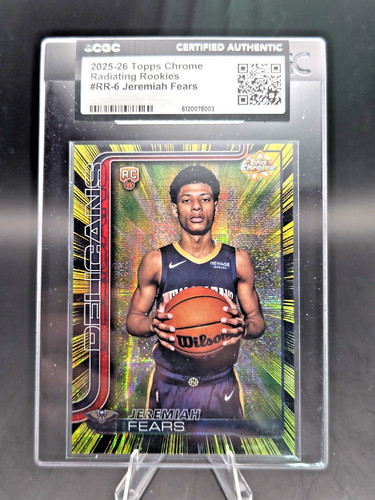 2025 Topps Chrome Update Jeremiah Fears Base (RAW)