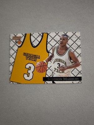 1996 Score Board Basketball Rookies - Jerseys Stephon Marbury #J2 (RC)