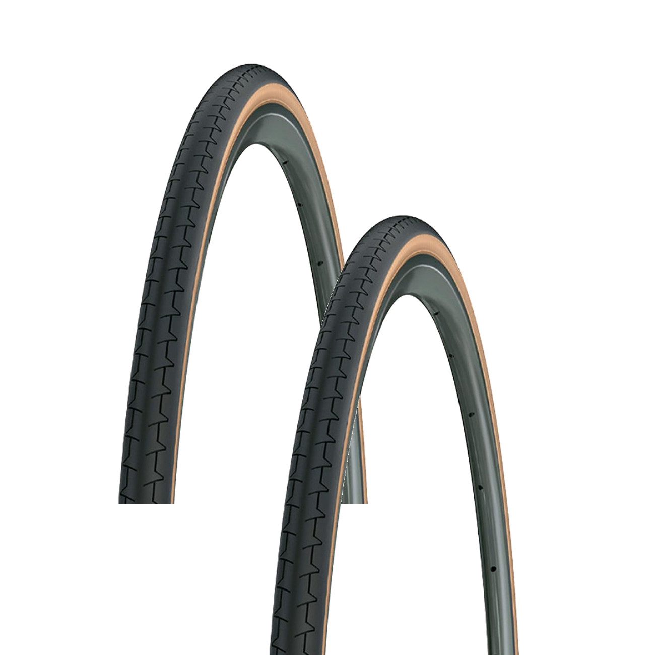 Pack of 2 Michelin Dynamic Classic Tire 700 x 25 Clincher Wi