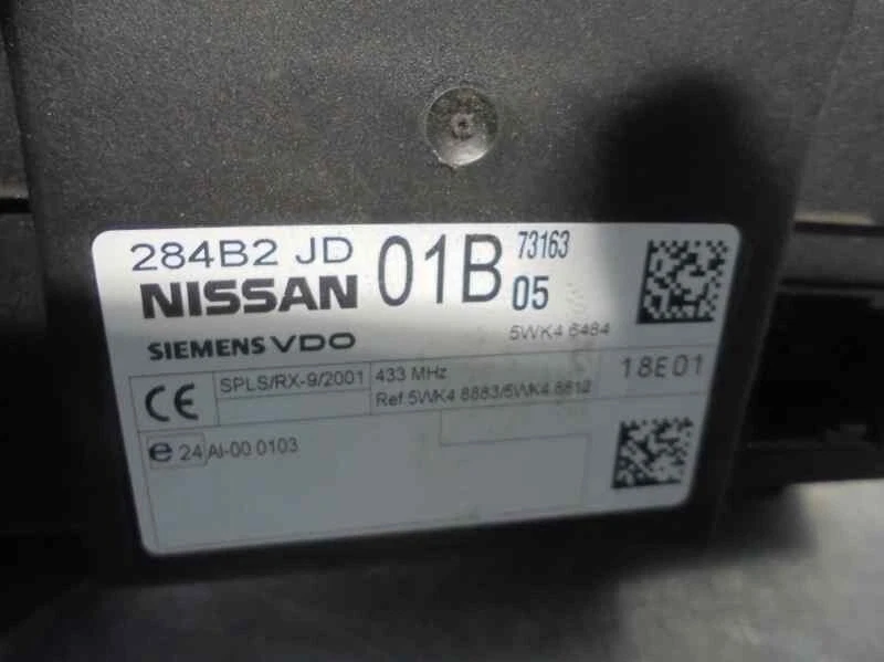 284B2JD01B centralina confort per NISSAN X-TRAIL (T31) 2.0 DCI 2007 2665437 - Immagine 4 di 4