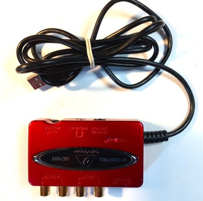 Behringer U-Control UCA222 Ultra-Low Latency 2-in/out USB Audio Interface