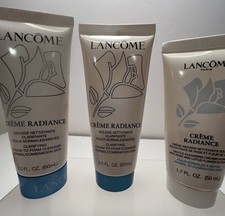 Lancome Creme Radiance Facial Cleanser Set of 3 - 1.7 2.0 fl oz NEW