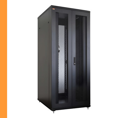 Netzwerkschrank 19'' Serverschrank 42 HE BxT 800x800 mm Unmontiert Rack Schwarz