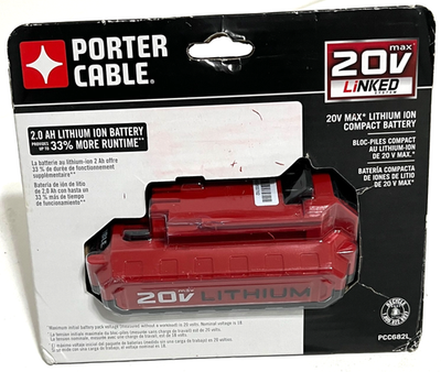 #ad #ad PORTER CABLE 3.0Ah PCC682L 20V Max Lithium Ion Battery NEW OLD STOCK $16.11