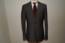 Z ZEGNA   Streifen  Sakko  Gr. 50 L  grau   Herren
