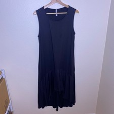 Love In Black Sleeveless Dress Medium