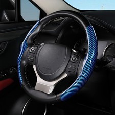 15 Car Steering Wheel Cover Accessories Carbon Fiber Non-slip For Toyota Models