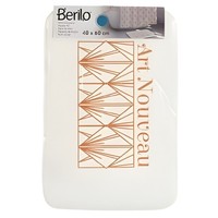 Badematte Badvorleger Badezimmerteppich 60X40 Cm Duschvorleger Badteppich Beige