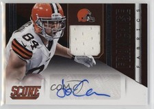 2014 Panini Hot Rookies Franchise Fabrics Signatures Jordan Cameron #JC Auto 9l6