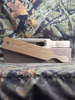 New Custom Made Turkey Box Call Made From Walnut With Brazilian Oak Paddle