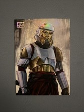 Topps Star Wars Chrome Galaxy 2024 - Galactic Empire Art Card - GE-7 Refractor