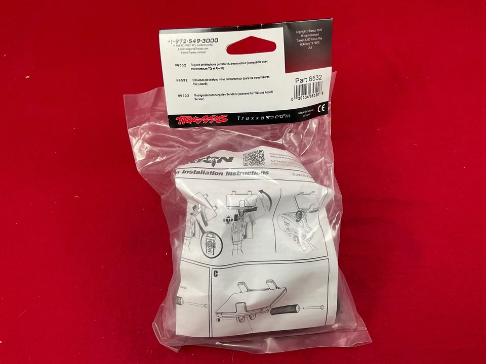 Traxxas 6532 Phone mount for transmitter fits TQi and Aton transmitters tra6532 - Image 3 of 3