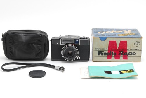 【N MINT+++ BOXED】Minolta Repo Black Half Frame 35mm Film Camera