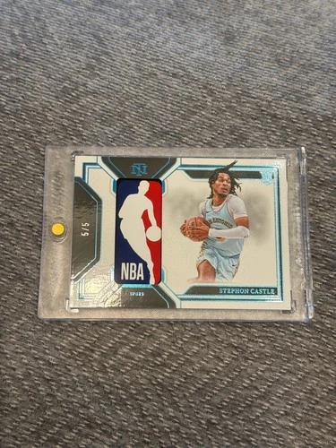 2024-25 National Treasures RC Rookie Logoman Platinum Stephon Castle 5/5