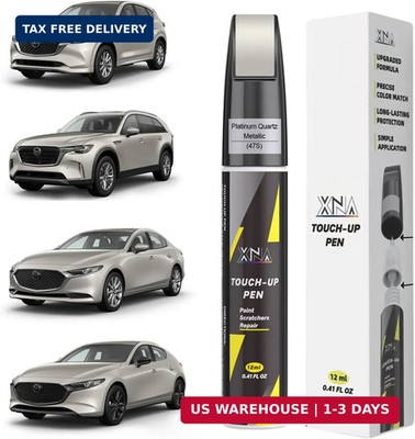 XNA Platinum Quartz Metallic(47S) for Mazda Touch Up Paint, Car Scratch Remover 