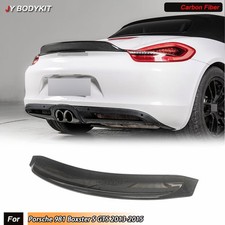 Carbon Fiber Rear Trunk Duckbill Spoiler For Porsche 981 Boxster S Gts 2013-2015 Carbon Fiber Rear Trunk Duckbill Spoiler For Porsche 981 Boxster S Gts 2013-2015