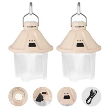 EverBrite 450LM Camping Lantern USB C Rechargeable, Magnetic & Hanging Hook, ...
