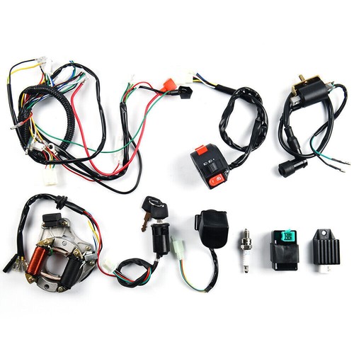50cc-110cc CDI Wire Harness Stator Assembly Wiring Kit Chinese ATV Electric Quad - Picture 2 of 9