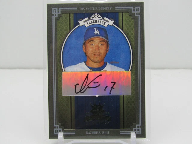 KAZUHISA ISHII 2005 DONRUSS DIAMOND KINGS FRAMED AUTOGRAPH AUTO! #1/1!