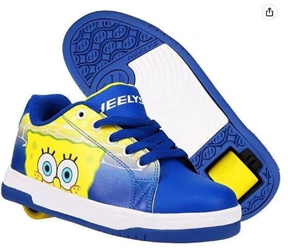 HEELYS Sneaker Skate Unisex Adult Split SpongeBob Wheels Shoe