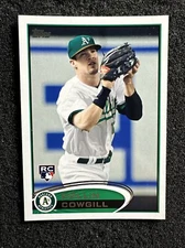 COLLIN COWGILL #502 2012 Topps Baseball RC Rookie Card QTY Oakland Athletics