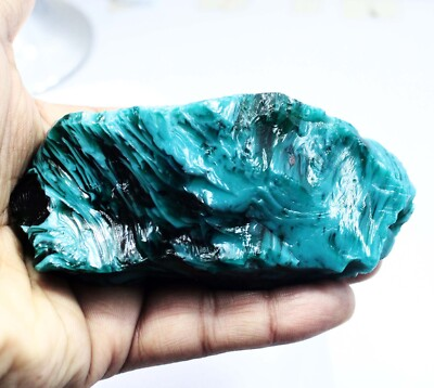#ad 1329 Ct CERTIFIED Afghanistan NATURAL Blue Turquoise Rough Loose Gemstone $48.12