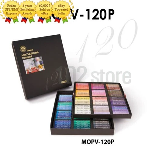 Mungyo Professional Gallery MPA60 - Pastelli A Olio Extrafini, 60 Colori Assortiti Per Artisti - 3