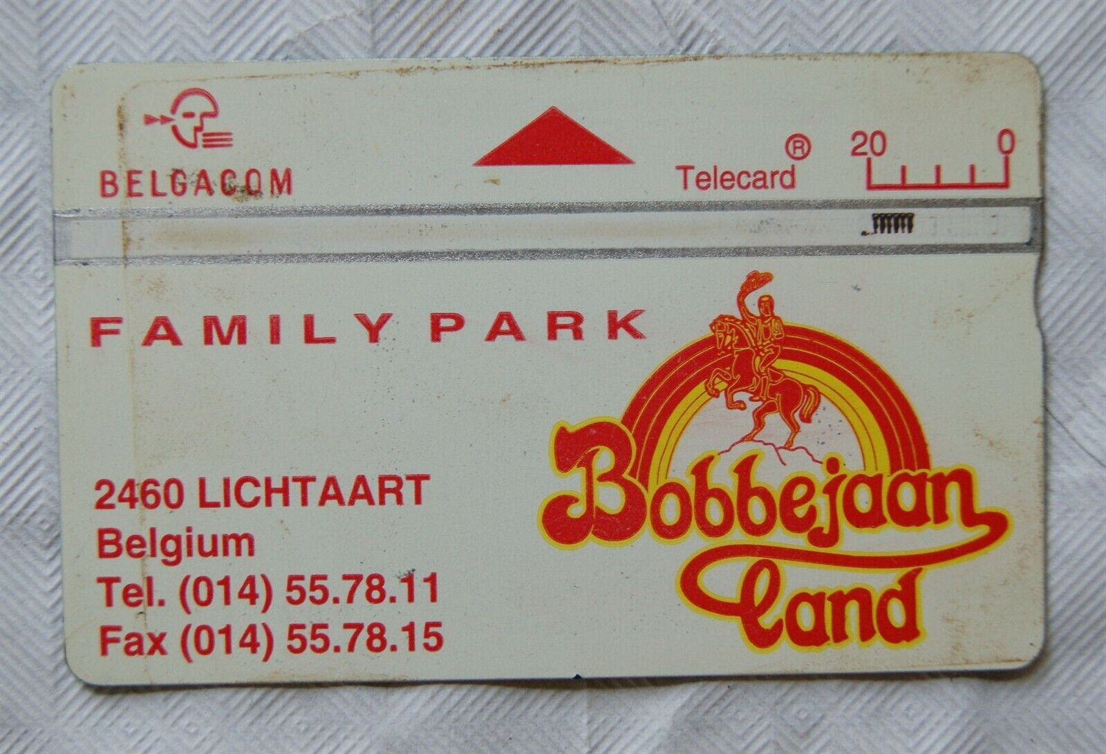 Belgium Phone Card - Bobbyjaanland Family Park