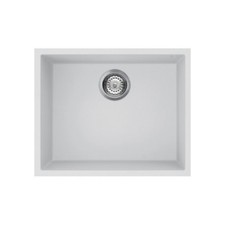 Lavello Elleci Incasso Sottotop Quadra 1 Vasca LKQ10596BSONA 54x44 Bianco