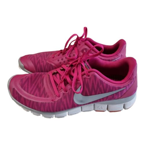 NIKE Free 5.0 Womens Shoes Hot Pink Runners Size 9 US, 6.5 UK, 40.5 EUR - Picture 1 of 9
