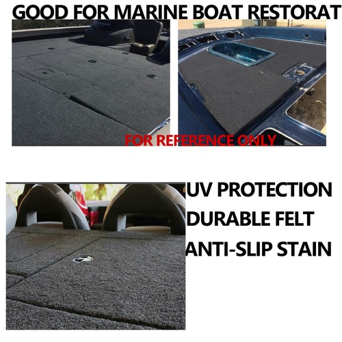 2.6Sqm Graphite Charcoal gray Marine Carpet Restoration Flooring Cover Anti-Slip - Picture 4 of 16